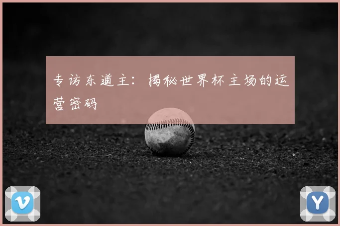专访东道主:揭秘世界杯主场的运营密码