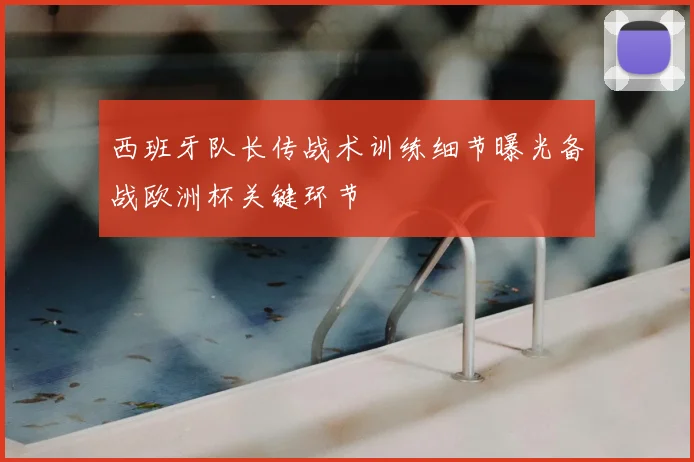 西班牙队长传战术训练细节曝光备战欧洲杯关键环节